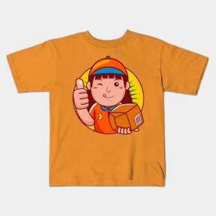 Courier Woman Kids T-Shirt